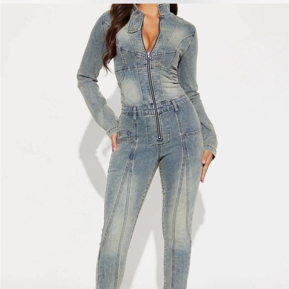 Denim Jean Jumpsuit